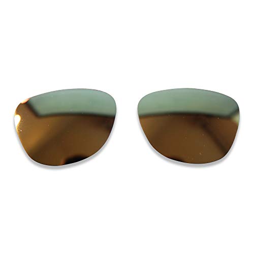 PolarLens Ersatzgläser für Oakley Frogskins – kompatibel mit Oakley Frogskins Sonnenbrillen Gr. Einheitsgröße, Bronze Gold von POLARLENS
