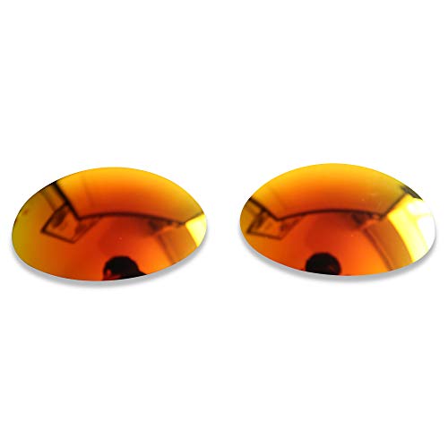 PolarLens Polarisierte Ersatzgläser für Oakley Eye Jacket – kompatibel mit Oakley Eye Jacket Sonnenbrille Gr. Einheitsgröße, feuerrot von POLARLENS