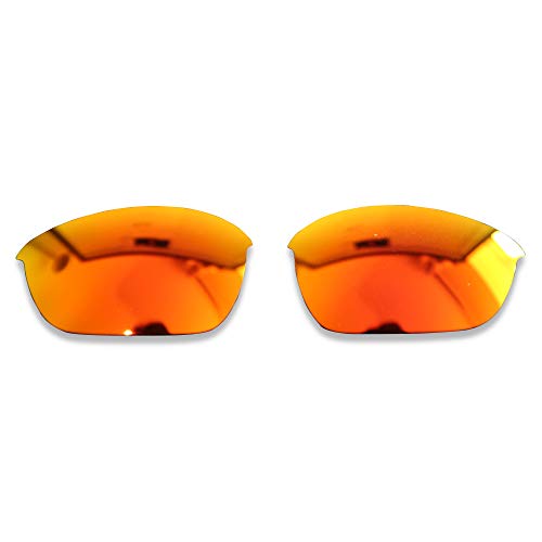 PolarLens Polarisierte Ersatzgläser für Oakley Half Jacket 2.0 - kompatibel mit Oakley Half Jacket 2.0 Sonnenbrille Gr. Einheitsgröße, feuerrot von POLARLENS