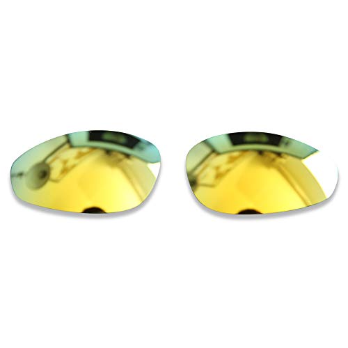 PolarLens Polarisierte Ersatzgläser für Oakley Straight Jacket 1999 - Kompatibel mit Oakley Straight Jacket 1999 Sonnenbrille Gr. Einheitsgröße, 24 Karat Gold von POLARLENS