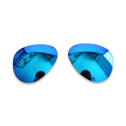 PolarLens Polarisierte Ersatzgläser für RayBan Aviator RB 3025 - kompatibel mit RayBan Aviator RB3025 Sonnenbrille Gr. Einheitsgröße, eisblau von POLARLENS