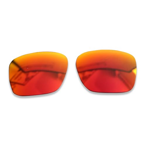 Polarlens Polarisierte Ersatzgläser für Oakley Latch Square Sq - Kompatibel mit Oakley Latch Square Sq Sonnenbrille, feuerrot, Einheitsgröße von Polarlens