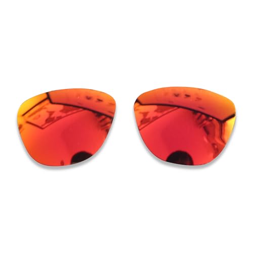 Polarlens Polarisierte Ersatzgläser für Oakley Moonlighter - Kompatibel mit Oakley Moonlighter Sonnenbrille, feuerrot, Einheitsgröße von Polarlens