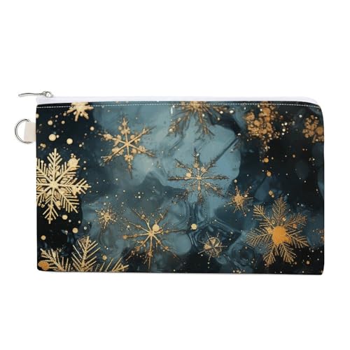 Brieftasche Brieftasche Schneeflocke Muster Gedruckt Brieftasche Für Männer Brieftasche Frauen Leinwand Brieftasche Stil One Size, Geldbörse, Stil, Einheitsgröße, Brieftasche, Stil, One size von POLESVBM