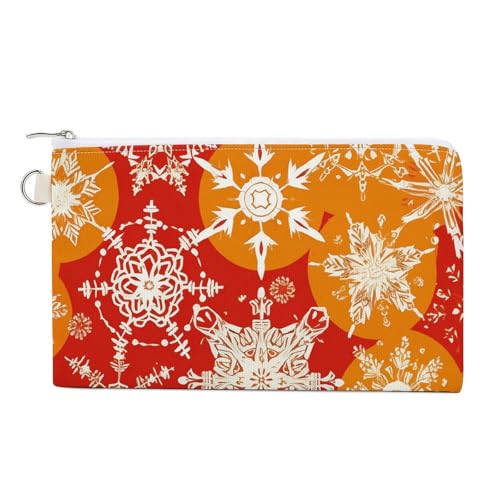Geldbörse Münzbörse Schneeflocken in verschiedenen Formen Bedruckte Geldbörse für Männer Geldbörse Frauen Canvas Münzbörse Stil One Size Münzbörse, Stil:, Einheitsgröße, Münzgeldbörse von POLESVBM
