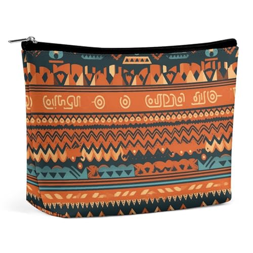 POLESVBM Make-up-Tasche mit speziellem Glyphen-Muster, bedruckter Organizer, faltbar, Reise-Make-up-Tasche, Stil, Einheitsgröße, Make-up-Tasche, Stil:, Einheitsgröße, Make-up-Tasche von POLESVBM