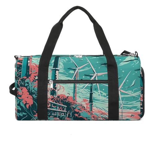 Turnbeutel Einfache Windmühle Diagramm Gedruckt Duffle Bag Yogatasche Bedruckter Rucksack Seesack Kleine Turnbeutel Stil One Size Gym Bag, Stil:, Einheitsgröße, Turnbeutel von POLESVBM
