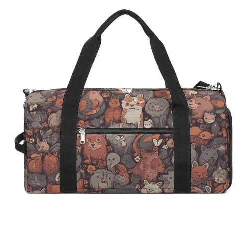 Turnbeutel Kleine Tiere Bedruckte Seesack Yogatasche Bedruckter Rucksack Seesack Kleine Turnbeutel Style One Size Gym Bag, Stil:, Einheitsgröße, Turnbeutel von POLESVBM