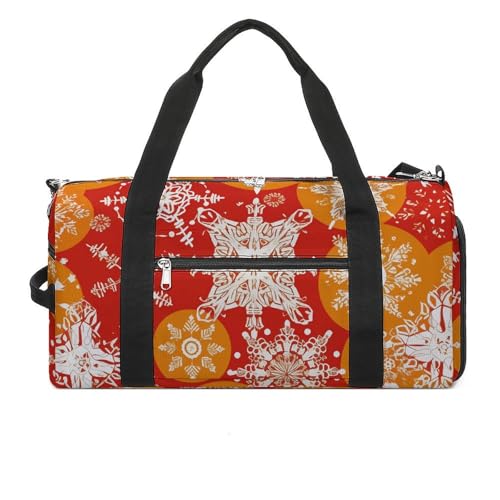 Turnbeutel Schneeflocken in verschiedenen Formen Bedruckte Seesack Yogatasche Bedruckter Rucksack Seesack Kleine Turnbeutel Style One Size Gym Bag, Stil:, Einheitsgröße, Turnbeutel von POLESVBM