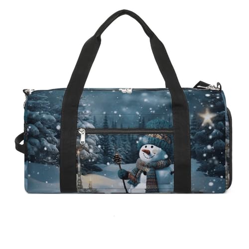 Turnbeutel Schneemann Dunkelkastanienbraun bedruckt Seesack Yogatasche Bedruckter Rucksack Seesack Kleine Turnbeutel Style One Size Gym Bag, Stil:, Einheitsgröße, Turnbeutel von POLESVBM