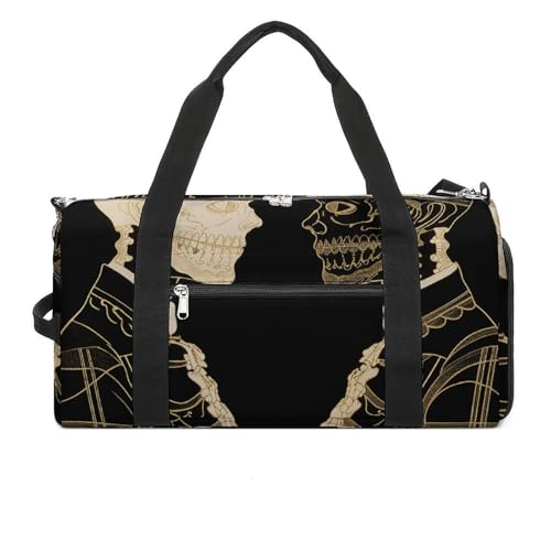Turnbeutel Skelette mit verschiedenen Gesichtern Bedruckte Seesack Yogatasche Bedruckter Rucksack Seesack Kleine Turnbeutel Style One Size Gym Bag, Stil:, Einheitsgröße, Turnbeutel von POLESVBM