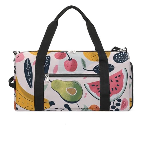 Turnbeutel Verschiedene Früchte Bilder Bedruckte Duffle Bag Yogatasche Bedruckter Rucksack Seesack Kleine Turnbeutel Style One Size Gym Bag, Stil:, Einheitsgröße, Turnbeutel von POLESVBM