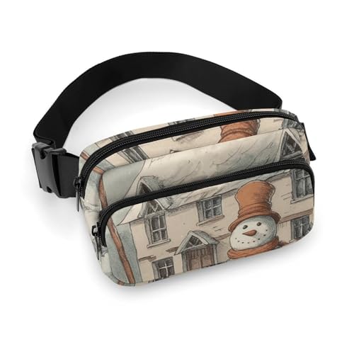 Umhängetaschen für Damen, Schneemann, der einen Besen hält, bedruckte Bauchtaschen mit verstellbarem Riemen, Stil, 20 x 13 cm, Bauchtaschen, Stil:, 20x13cm, Bauchtaschen Umhängetaschen für Damen, Schneemann, der einen Besen hält, bedruckte Bauchtaschen mit verstellbarem Riemen, Stil, 20 x 13 cm, Bauchtaschen, Stil:, 20x13cm, Bauchtaschen von POLESVBM