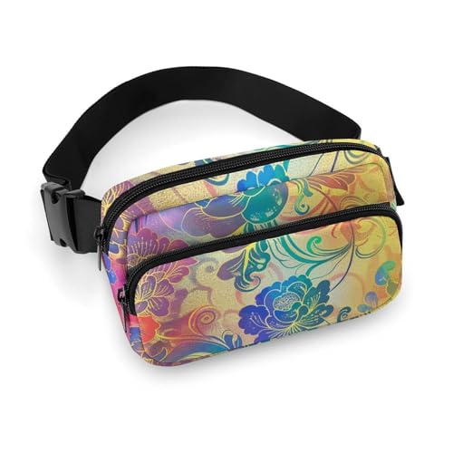 Umhängetaschen für Damen, Wirbel-Blumenmuster, bedruckt, Bauchtaschen mit verstellbarem Riemen, Stil, 20 x 13 cm, Bauchtaschen, Stil:, 20x13cm, Bauchtaschen Umhängetaschen für Damen, Wirbel-Blumenmuster, bedruckt, Bauchtaschen mit verstellbarem Riemen, Stil, 20 x 13 cm, Bauchtaschen, Stil:, 20x13cm, Bauchtaschen von POLESVBM