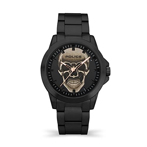 Police Herren Analog Quarz Uhr mit Edelstahl Armband PEWJG2194802 von Police