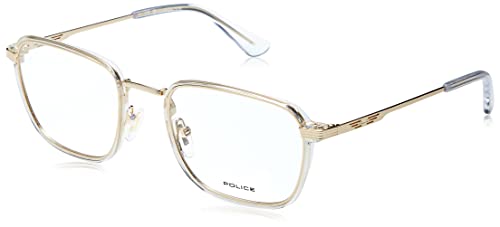 POLICE Herren VPLG76 Sonnenbrille, Shiny Rose Gold, 51 von Police