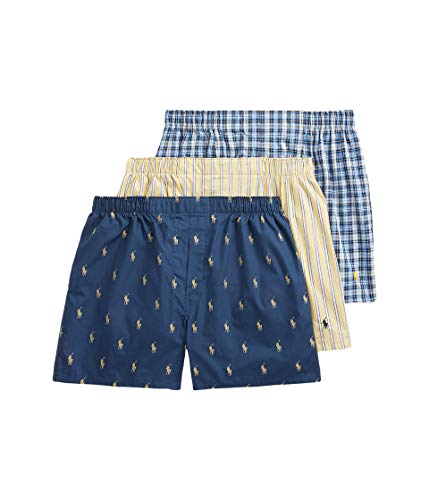 POLO RALPH LAUREN Classic Fit Woven Cotton Boxers 3-Pack von POLO RALPH LAUREN