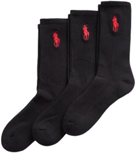 POLO RALPH LAUREN Crew Socks 3er Pack, Schwarz, Einheitsgröße POLO RALPH LAUREN Crew Socks 3er Pack, Schwarz, Einheitsgröße von POLO RALPH LAUREN