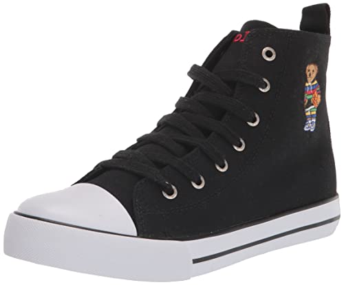 POLO RALPH LAUREN Hamptynhiiibear Blk CVS/Bball Sneaker, Schwarz-t, 22 EU POLO RALPH LAUREN Hamptynhiiibear Blk CVS/Bball Sneaker, Schwarz-t, 22 EU von POLO RALPH LAUREN