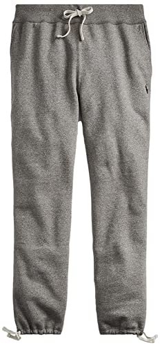 POLO RALPH LAUREN Herren Athletic Fleece String Bottom Sweatpants, Alaskan Heather, Mittel von POLO RALPH LAUREN