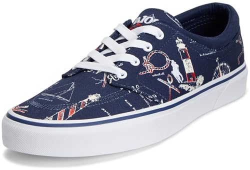 POLO RALPH LAUREN Herren Faxon X Sneaker, Auf dem Tack, 45 EU von POLO RALPH LAUREN