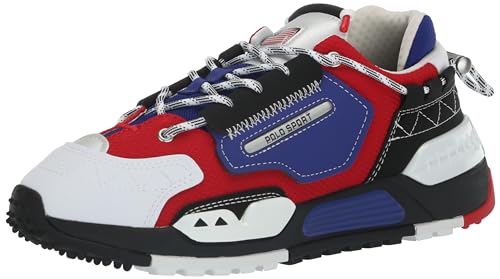 POLO RALPH LAUREN Herren PS200 Sneaker, City Royal/Weiß/Schwarz, 40 EU von POLO RALPH LAUREN