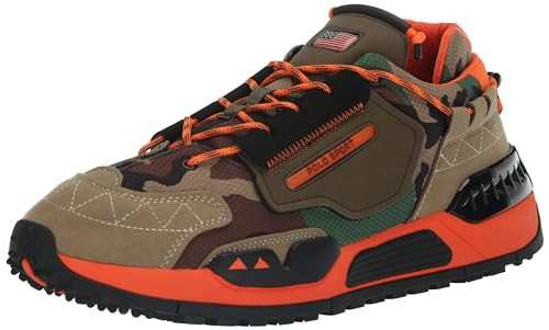 POLO RALPH LAUREN Herren PS200 Sneaker, Surplus Camo/Monument Tan, 43 EU von POLO RALPH LAUREN