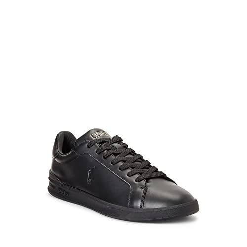 POLO RALPH LAUREN Herren Polo Crt Lux Sneaker, Schwarz, 44 EU von POLO RALPH LAUREN