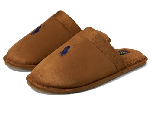 POLO RALPH LAUREN Herren Klarence Scuff Slipper, Snuff/Navy, 46 EU von POLO RALPH LAUREN