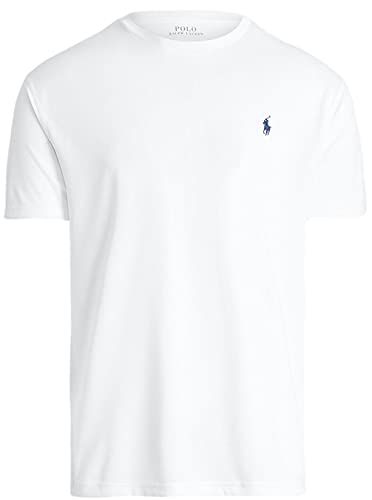 POLO RALPH LAUREN Performance T-Shirt mit Rundhalsausschnitt, Polo Weiß, Mittel von POLO RALPH LAUREN