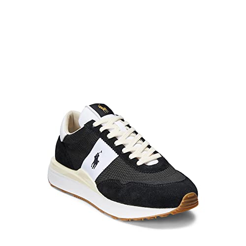 POLO RALPH LAUREN Train 89 Sneaker, schwarz/weiß, 42.5 EU von POLO RALPH LAUREN