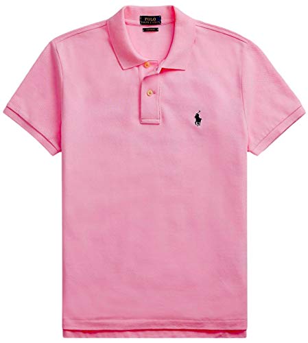 Polo RL Damen Pony Shirt Classic Fit Mesh, (Frühling/Sommer 2021) Pink, Groß von POLO RALPH LAUREN