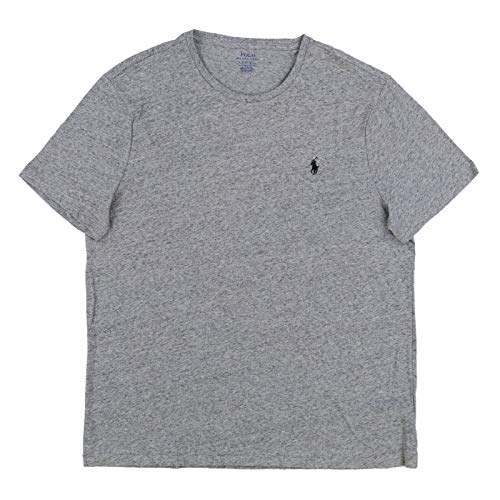 Polo Ralph Lauren Individuelles Herren-T-Shirt mit Rundhalsausschnitt, Grüngrau, L von POLO RALPH LAUREN