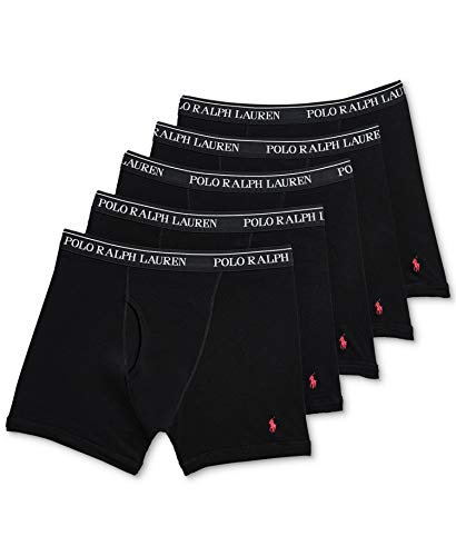 Polo Ralph Lauren P5 Boxershorts aus Baumwolle mit klassischer Passform, Schwarz, Large von POLO RALPH LAUREN