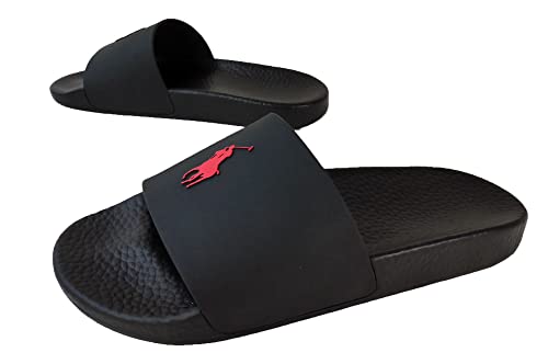 Ralph Lauren Pool Side PP Sliders Black 43 von POLO RALPH LAUREN