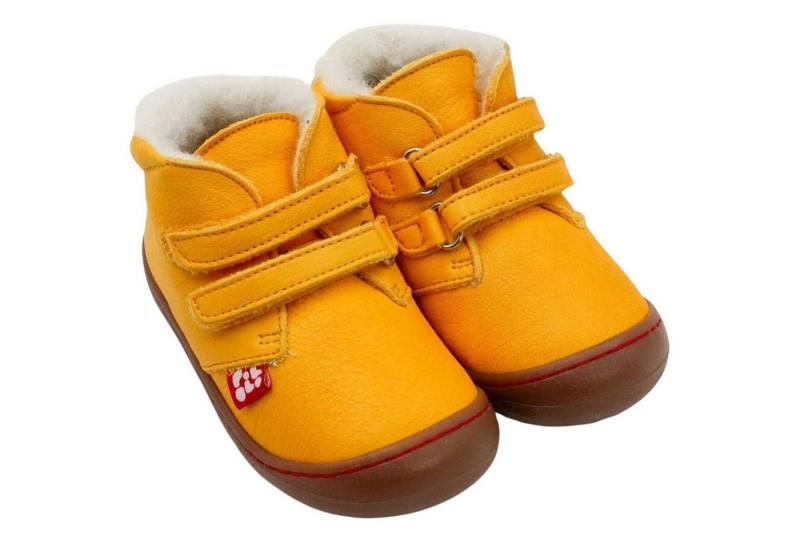 POLOLO Barfuß Winterstiefel für Kinder mit Wollfutter, Kinder Lauflernschuh mit flexibler Sohle von POLOLO