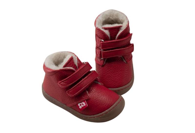 POLOLO Barfuß Winterstiefel für Kinder mit Wollfutter, Kinder Lauflernschuh mit flexibler Sohle von POLOLO