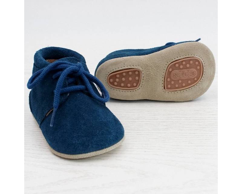 POLOLO Kinderschuhe Porto, Lauflernschuh pflanzlich gegerbtes Leder, Allergikerfreundlich von POLOLO