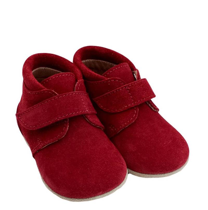 POLOLO Pololo Barfußschuhe Lauflernschuhe Porto Leder Rot Kletter Lauflernschuh von POLOLO