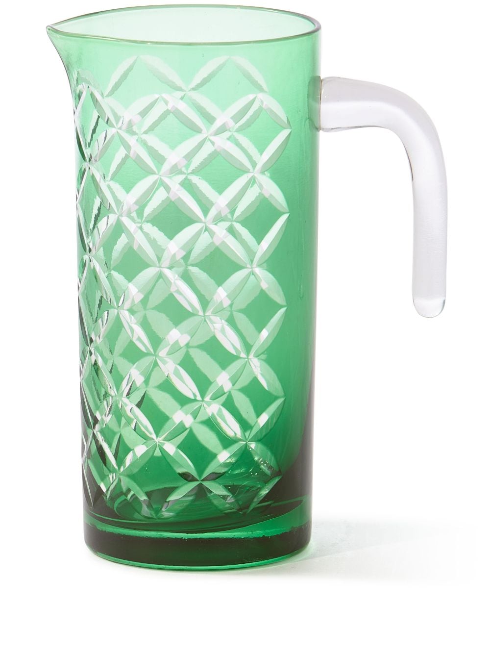 POLSPOTTEN Cuttings Glaskrug (1L) - Grün von POLSPOTTEN