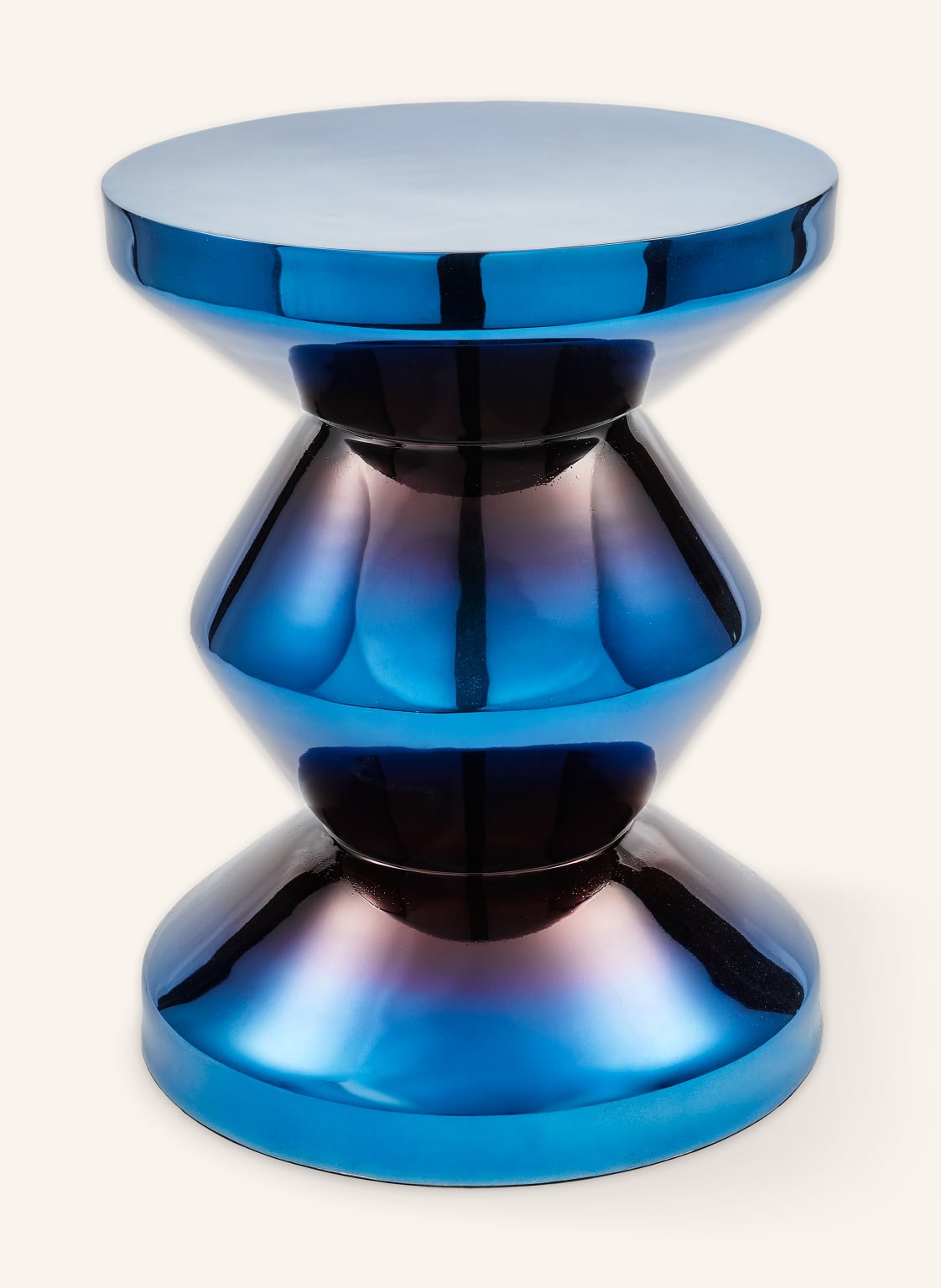 Polspotten Beistelltisch Zig Zag blau von POLSPOTTEN