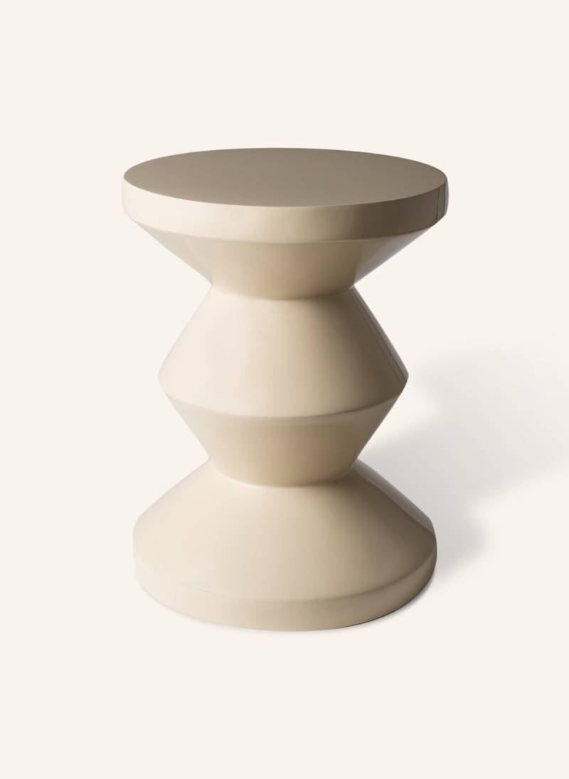Polspotten Hocker Zig Zag beige von POLSPOTTEN
