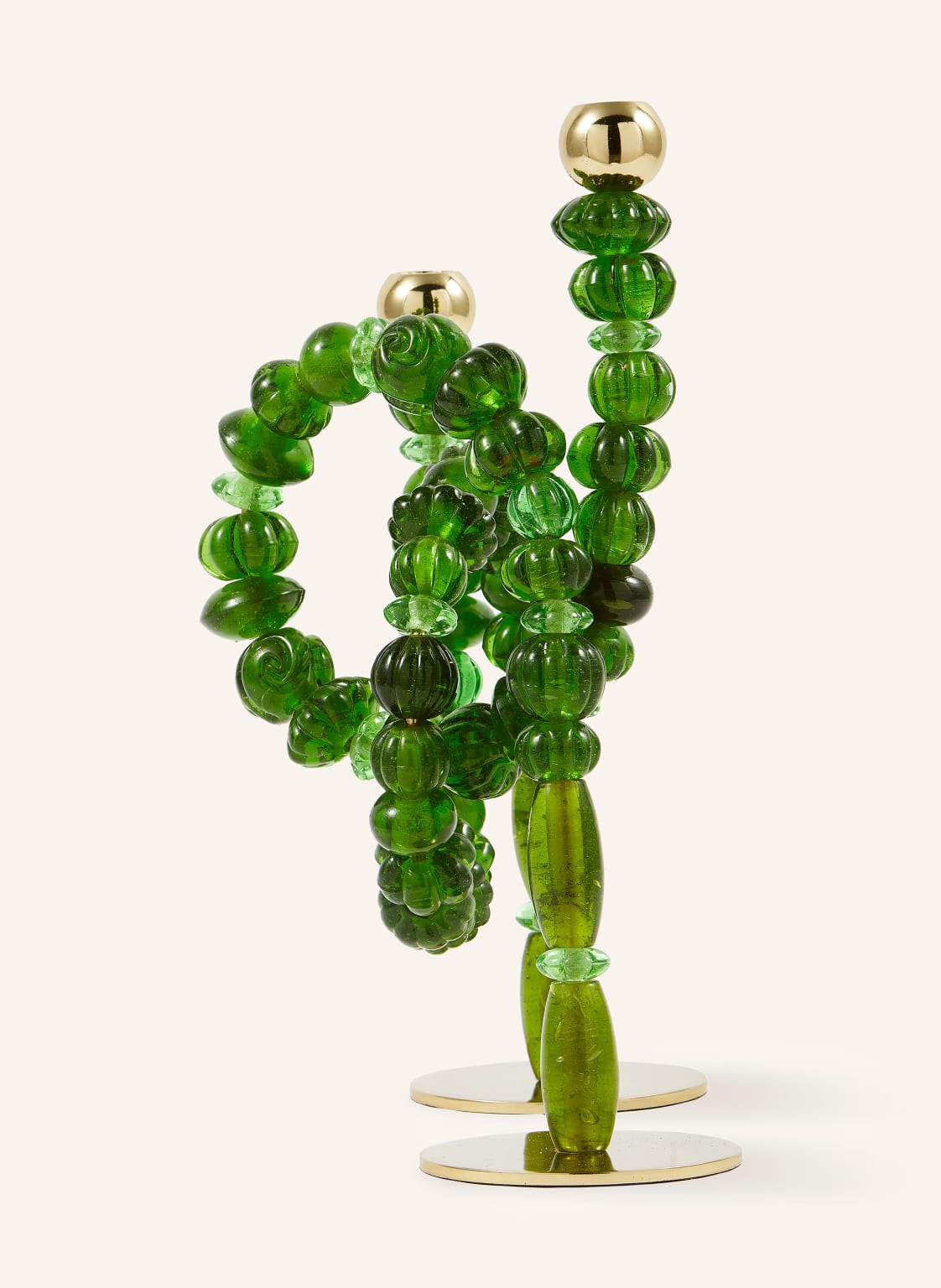 Polspotten Kerzenhalter Beads gruen von POLSPOTTEN