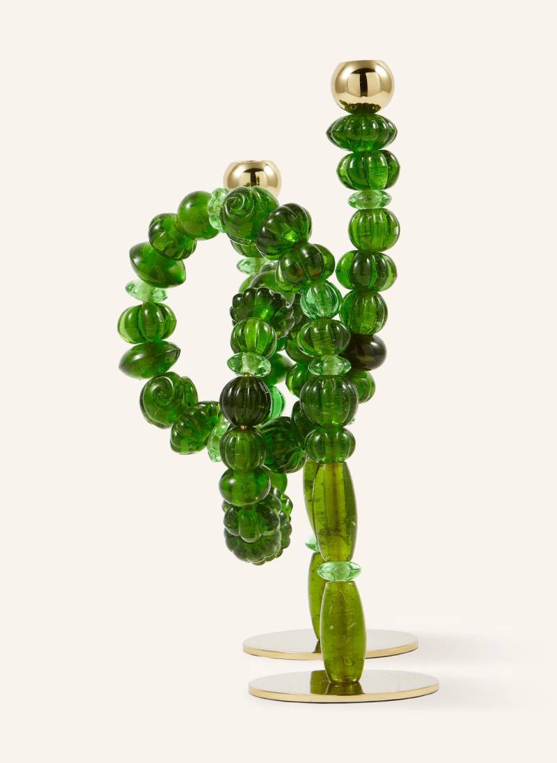 Polspotten Kerzenhalter Beads gruen von POLSPOTTEN