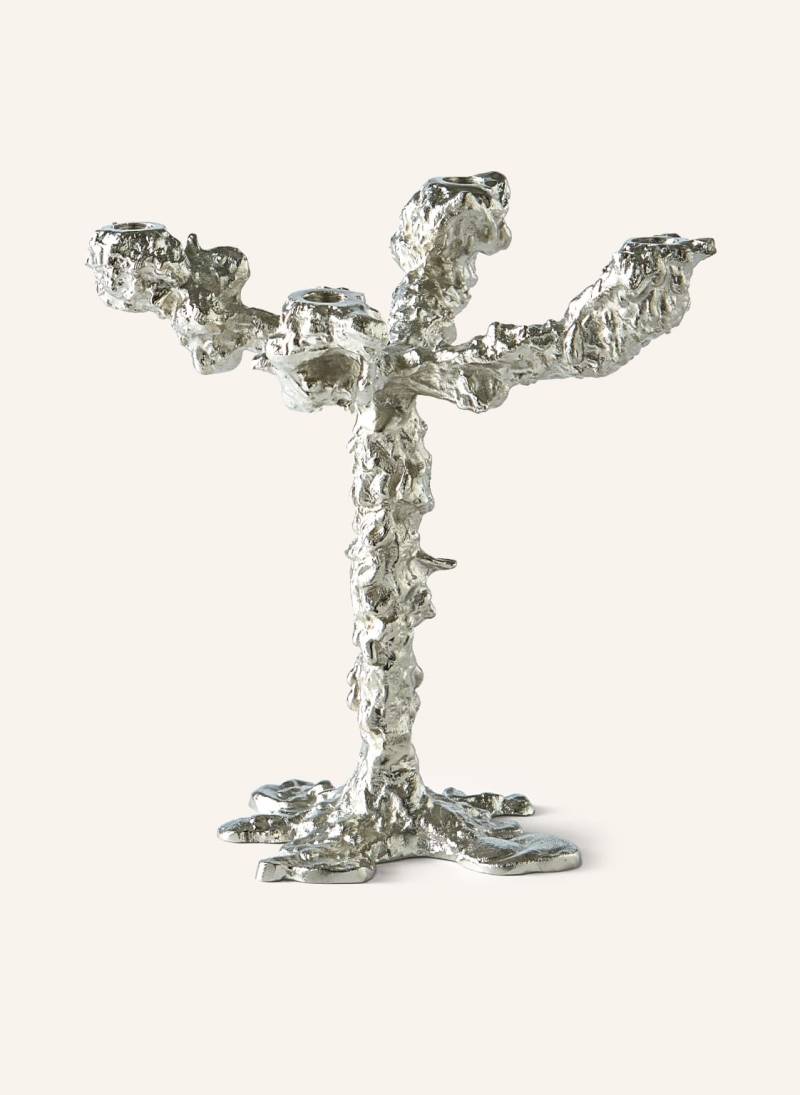 Polspotten Kerzenhalter Drip silber von POLSPOTTEN