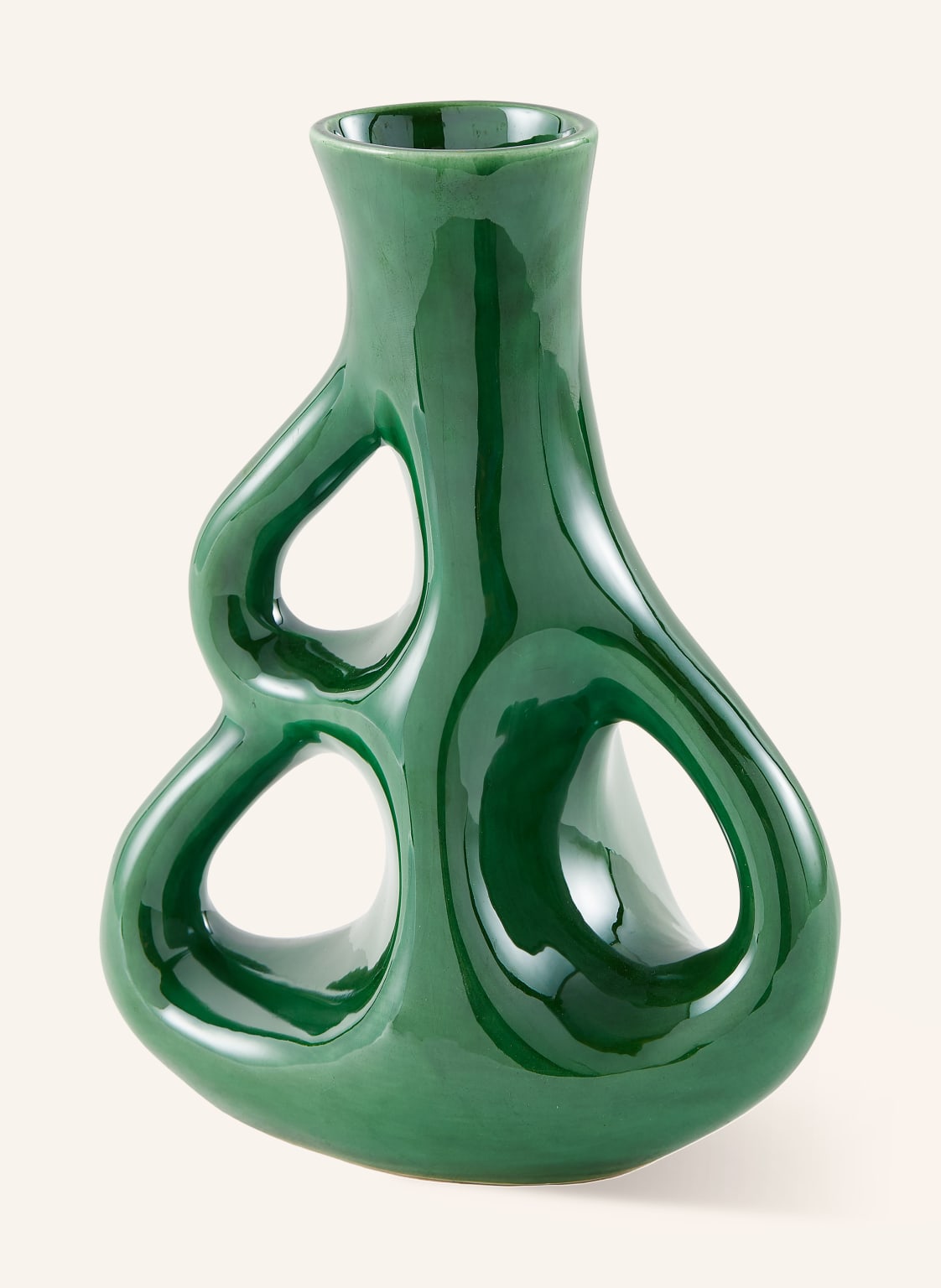 Polspotten Vase Three Ears S gruen von POLSPOTTEN