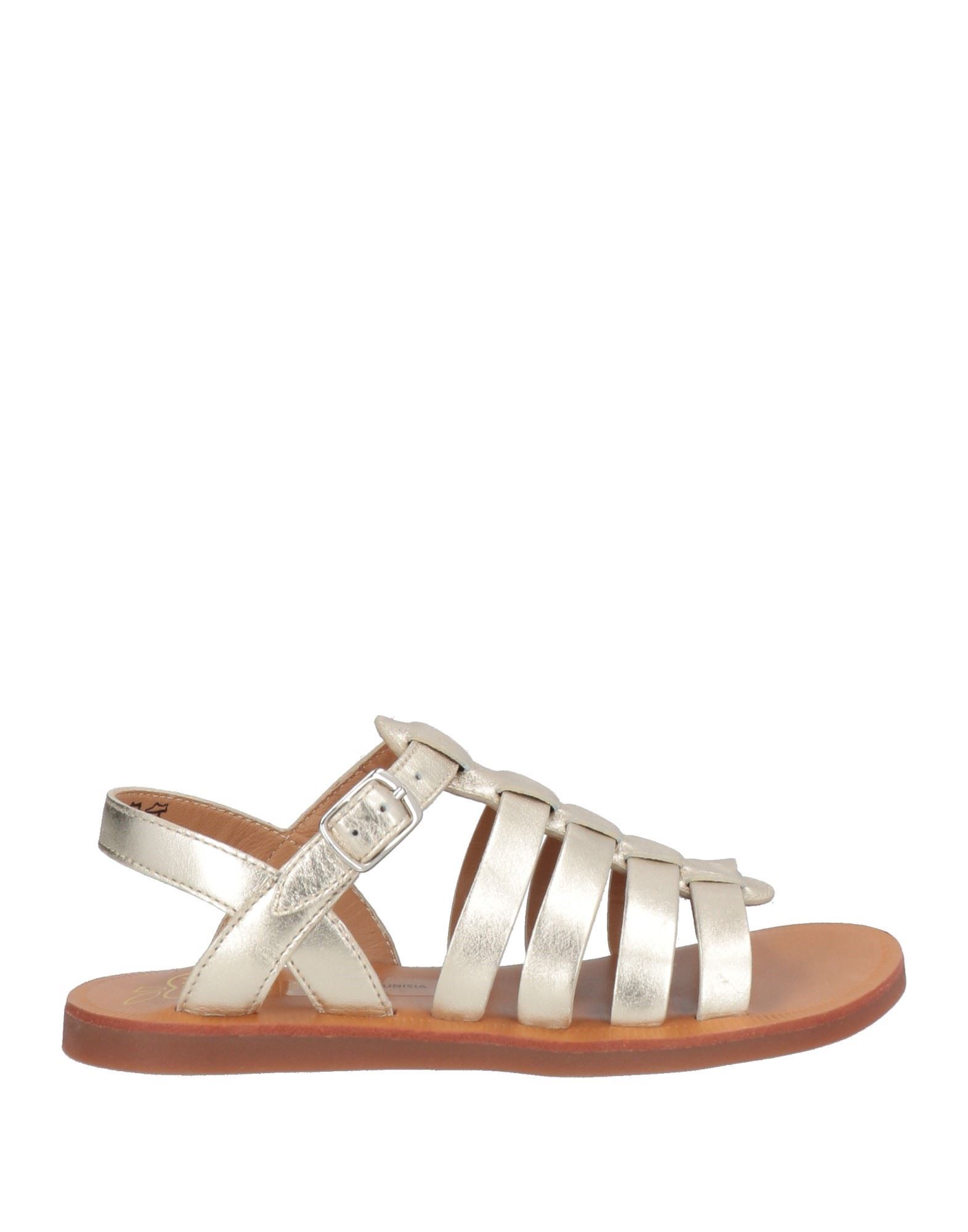 POM D'API Sandale Kinder Platin von POM D'API