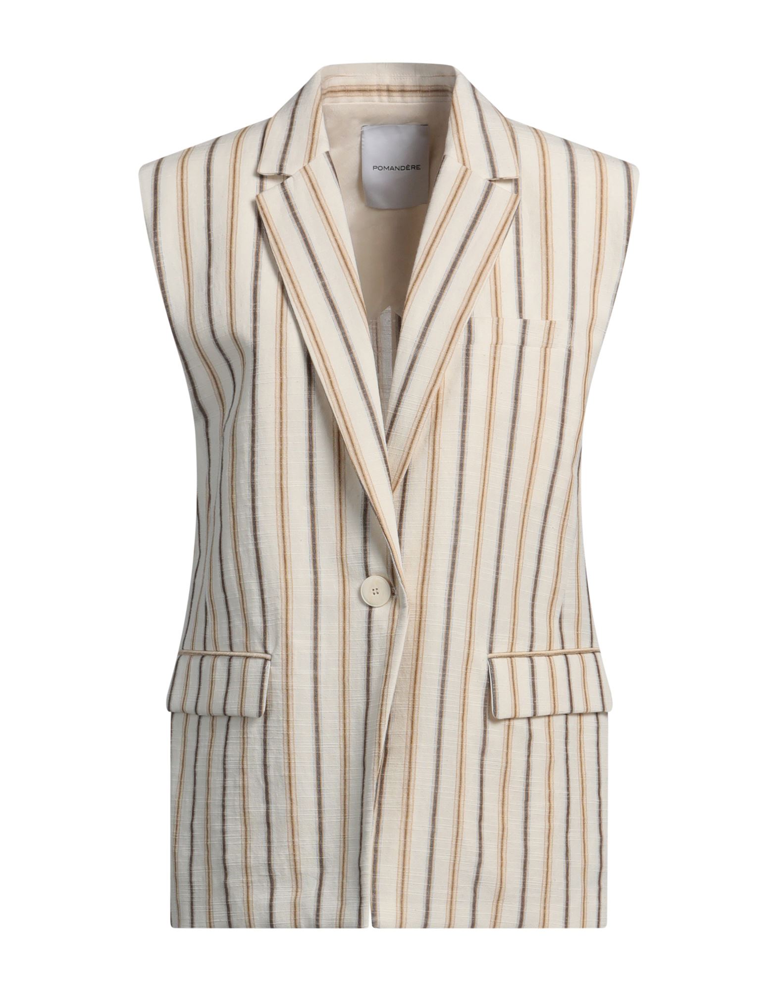 POMANDÈRE Blazer Damen Cremeweiß POMANDÈRE Blazer Damen Cremeweiß von POMANDÈRE