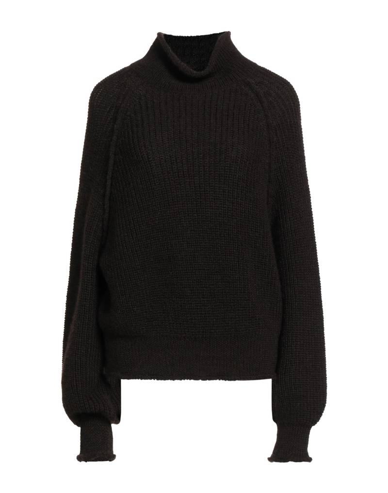 POMANDÈRE Rollkragenpullover Damen Dunkelbraun von POMANDÈRE