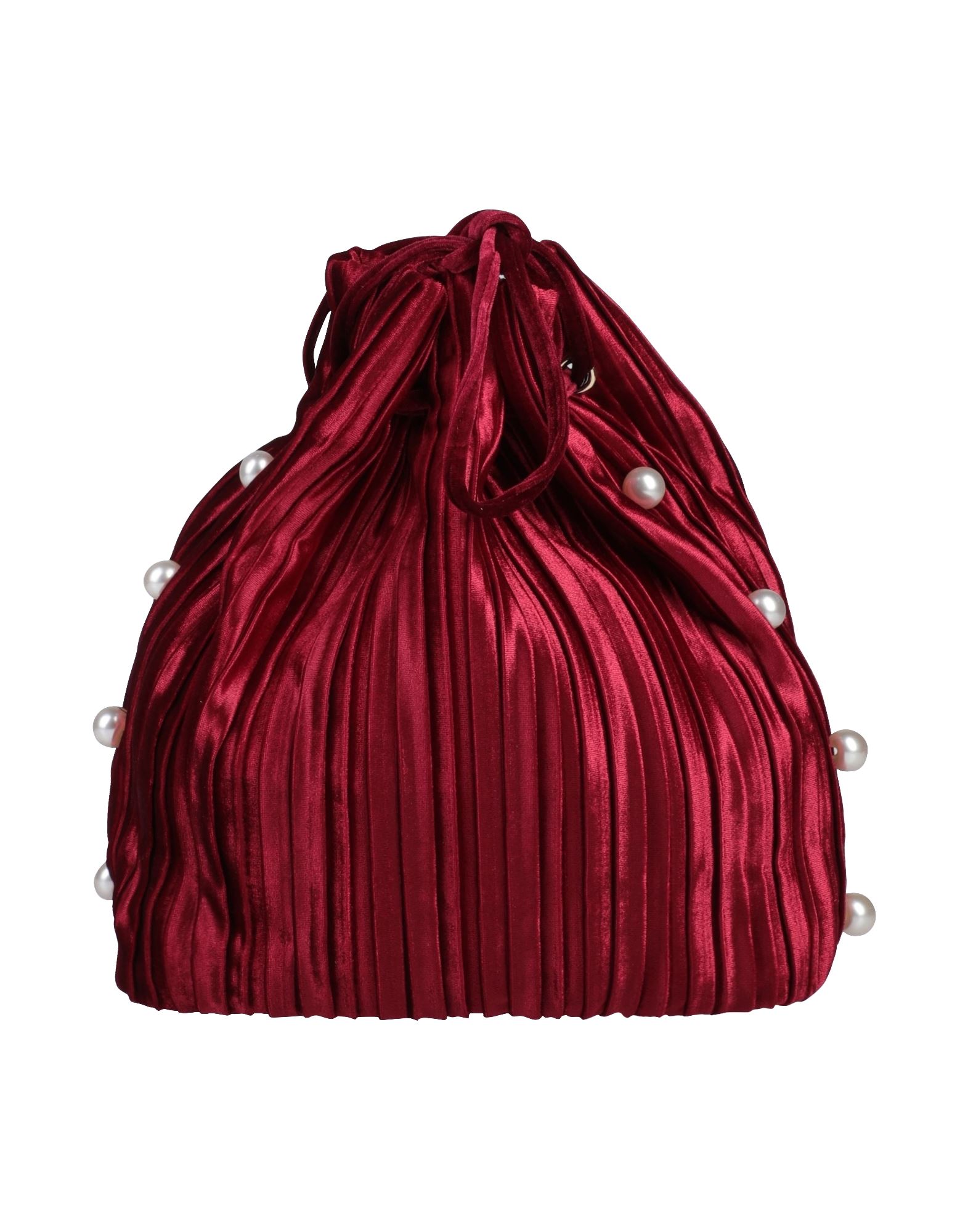 POMIKAKI Schultertasche Damen Bordeaux von POMIKAKI